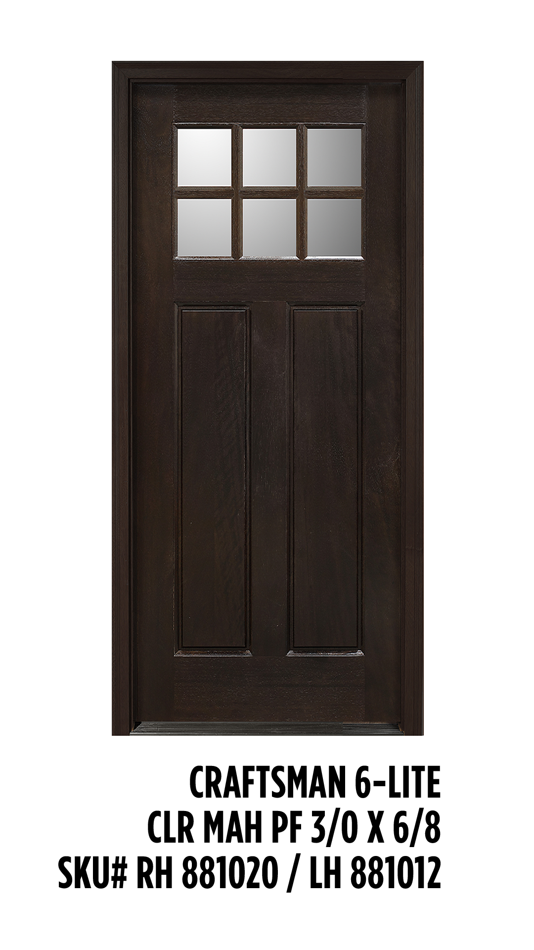 Exterior Mahogany Door
