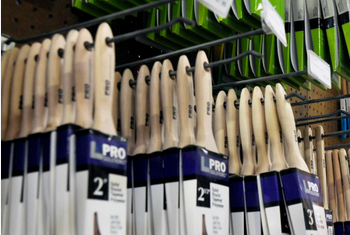 selection of paint brushes