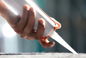 applying adhesive