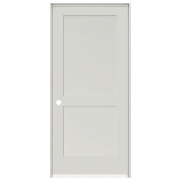 Interior 2-Panel Shaker Primed & Prehung Door