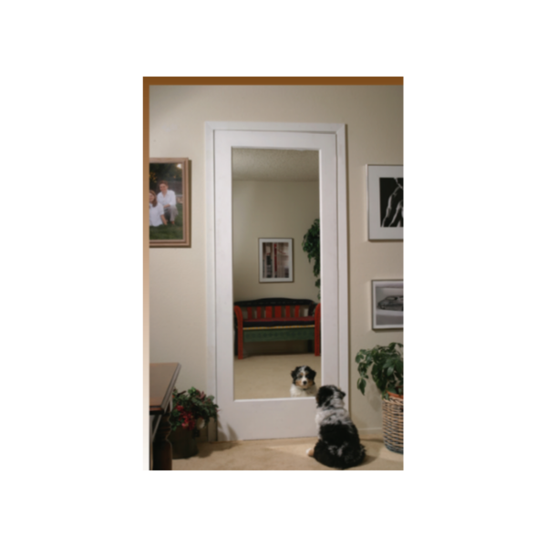 Interior Primed Mirror 2 Side Door with dog