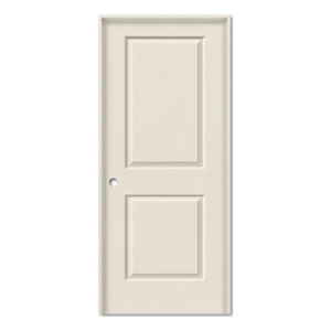 Interior 2-Panel Carrara Primed & Prehung Door detail