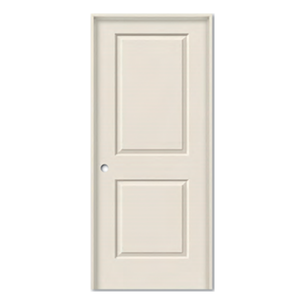 Interior 2-Panel Carrara Primed & Prehung Door detail