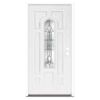 Center Arch Fiberglass Primed & Prehung Exterior Door