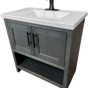 Royal Serenity Mystic Gray 30 in. Bathroom Vanity Combo