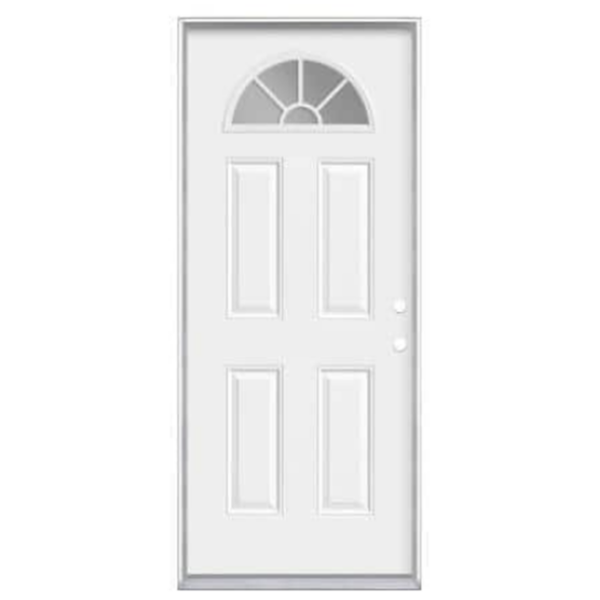 Sunburst Steel Prehung Door