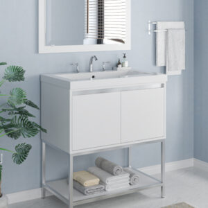 ESW Avante White 30 in. Bathroom Vanity