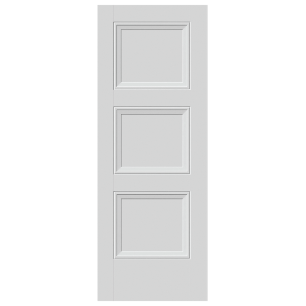 Interior 3-Panel Livingston Primed & Prehung Door