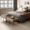 Normandy Blonde Tile Lifestyle installed in a bedroom