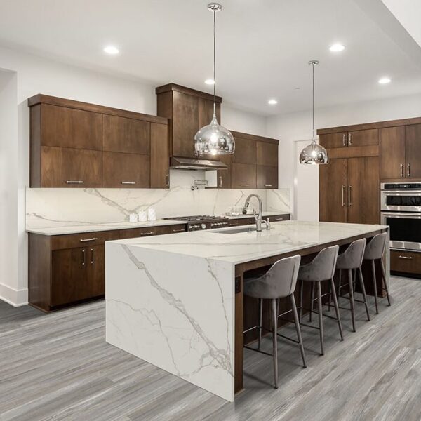Loton Hill Luxury Vinyl Floor Planks in a kitchen.