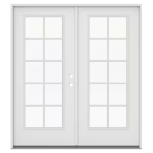 French 10-Lite Patio Door - Low-E detail