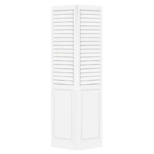 Louvered Panel Bifold Closet Door
