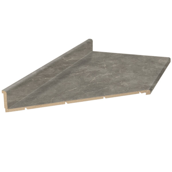 Roca Bosco Laminate Countertop corner detail.