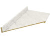 Carrara Bianco Laminate Countertop detail