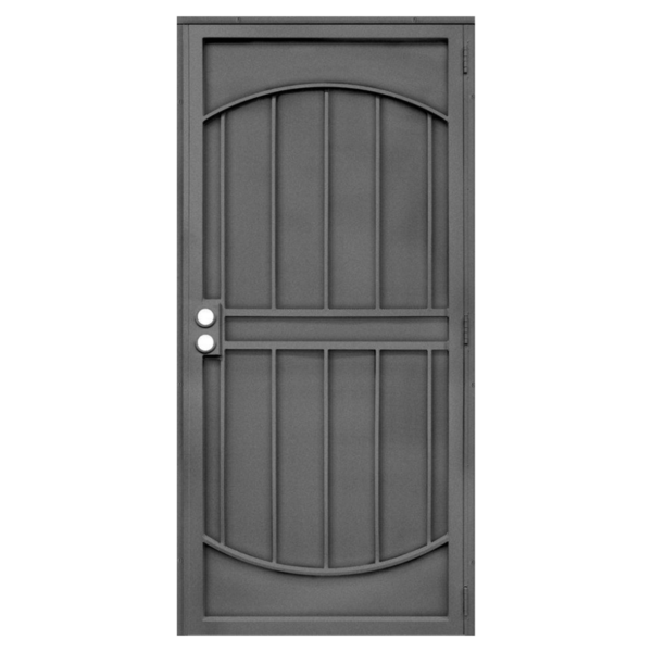 Black Arch Security Door detail