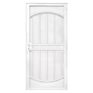 White Arch Security Door detail