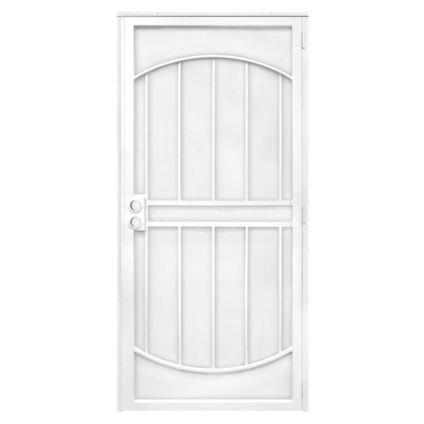 White Arch Security Door detail
