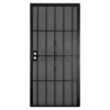 Filigree Security Door - Black Finish detail