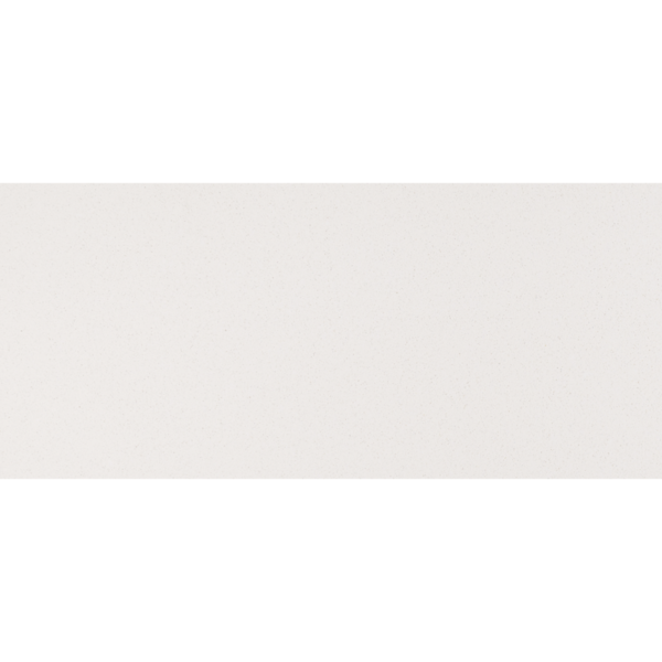 Frost White 112" x 26" Quartz Countertop with Backsplash detail