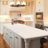 Iced White countertop in a kitchen.