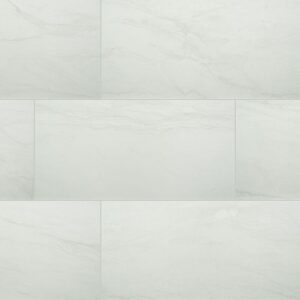 Durban White Porcelain 12" X 24" 8PCS