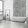 urban Grey Porcelain Tile in a modern bathroom.