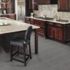 Graphite Focus Porcelain Tile 12" X 24" in a kitchen.