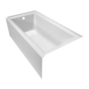 Lyons Linear LH Fiberglass Bathtub