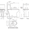 Winfield All-in-One Dual Flush Skirted Toilet