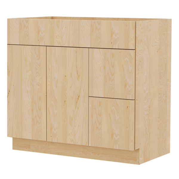 Euro Unfinished Flat Cabinets