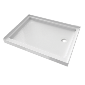 30" X 60" X 2 3/4" RIGHT DRAIN SHOWER BASE WHT