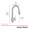 Montvale 33" x 22" Stainless Steel Double Bowl All-In-One Sink schematics