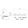 36" Ducted Under Cabinet 420 CFM Stainless Steel Range Hood
