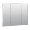 Zenna Home Tri-View Beveled 36 in. x 30 in. Surface Mount Medicine Cabinet
