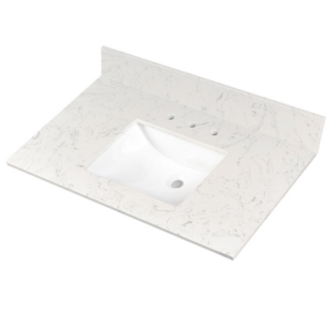 Carrara Sky Marble 49" x 22" Vanity Top with Sink