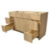Flat Sand Barbera 60 in. x 21 in. Vanity Cabinet Without Top