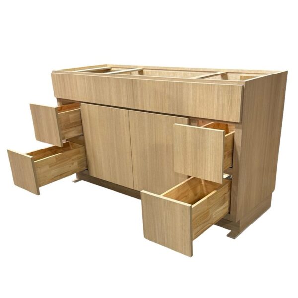 Flat Sand Barbera 60 in. x 21 in. Vanity Cabinet Without Top
