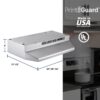 36" Convertible 230 Max Blower CFM Stainless Finish Range Hood