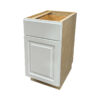 raised white cabinet