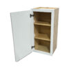 Raised white cabinet