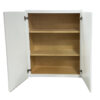 raised white cabinet
