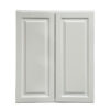 raised white cabinet