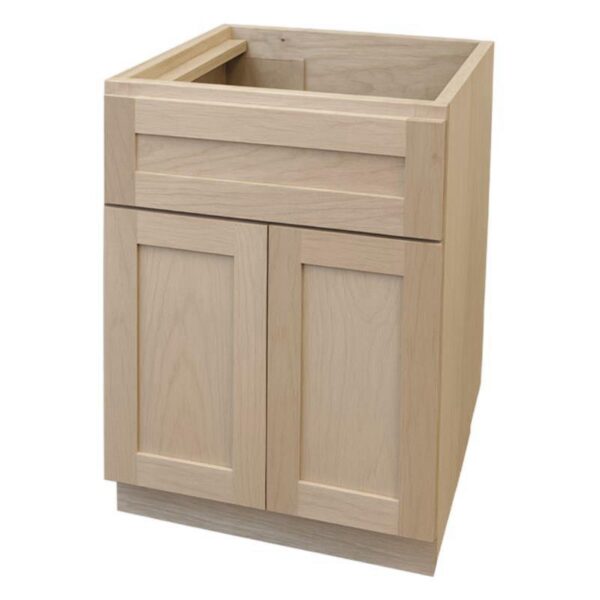 Shaker Beech Vanity Cabinet Without Top