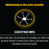REMOVABLE SPLASH GUARD diagram