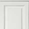 raised white cabinet