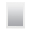 Zenna Home 16 in. × 22 in. White Framed Medicine Cabinet