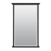 Zenna Home 16 in. × 25 in. Espresso Surface Mount Medicine Cabinet