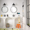 Moen Lindor Two-Handle Centerset Bathroom Sink Faucet