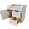 Shaker White 36 in. x 21 in. Vanity Cabinet Without Top