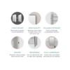 Zenna Home 16 in. × 26 in. Medicine Cabinet